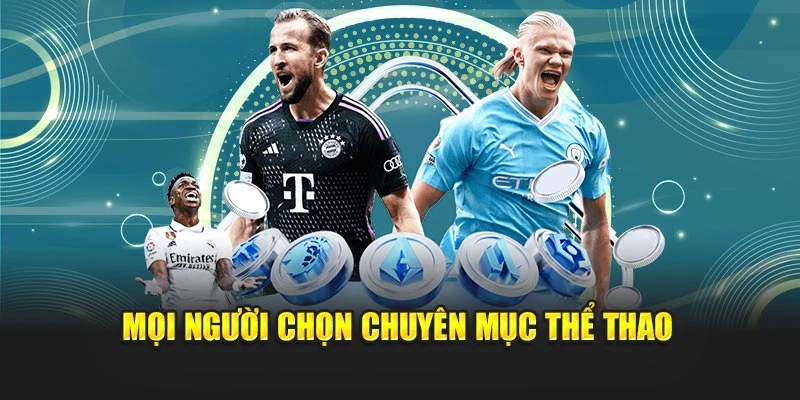 Mọi người chọn chuyên mục thể thao